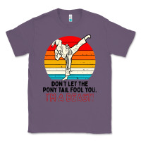 Lavender karate girl kick Classic Tee - artisFamous