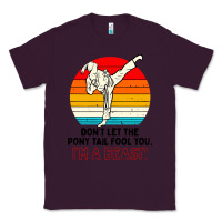Plum karate girl kick Classic Tee - artisFamous