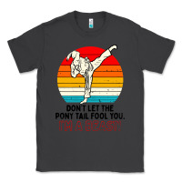 Smoke karate girl kick Classic Tee - artisFamous