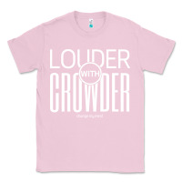 Bubblegum Pink louder with crowder Classic Tee - artisFamous