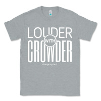 Heather Grey louder with crowder Classic Tee - artisFamous