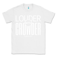 White louder with crowder Classic Tee - artisFamous