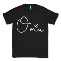 Black oma gift for women mother's day gifts for grandma t shirt Classic Tee - artisFamous