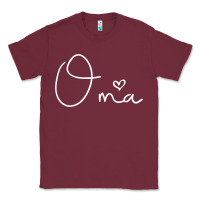 Burgundy oma gift for women mother's day gifts for grandma t shirt Classic Tee - artisFamous