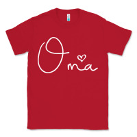 Red oma gift for women mother's day gifts for grandma t shirt Classic Tee - artisFamous