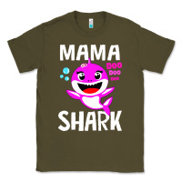 Army Green mama shark doo doo shirt Classic Tee - artisFamous