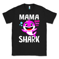 Black mama shark doo doo shirt Classic Tee - artisFamous