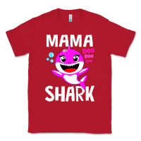 Red mama shark doo doo shirt Classic Tee - artisFamous