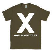 Army Green x gon' give it to ya d.m.x t shirt Classic Tee - artisFamous