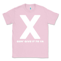 Bubblegum Pink x gon' give it to ya d.m.x t shirt Classic Tee - artisFamous