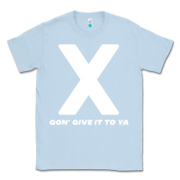 Dusty Blue x gon' give it to ya d.m.x t shirt Classic Tee - artisFamous