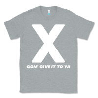 Heather Grey x gon' give it to ya d.m.x t shirt Classic Tee - artisFamous