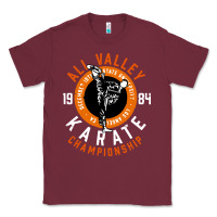 Burgundy old school all valley karate championship retro Classic Tee - artisFamous