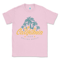 Bubblegum Pink california malibu beach Classic Tee - artisFamous