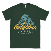 Sports Green california malibu beach Classic Tee - artisFamous