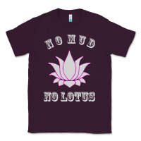 Plum no mud no lotus tee buddha buddhist yoga Classic Tee - artisFamous
