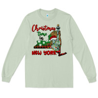 Matcha christmas time in new york Long Sleeve Tee - BarkalooDesign