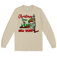 Mushroom christmas time in new york Long Sleeve Tee - BarkalooDesign