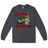 Smoke christmas time in new york Long Sleeve Tee - BarkalooDesign