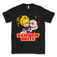 Black rainbow brite Classic Tee - artisFamous