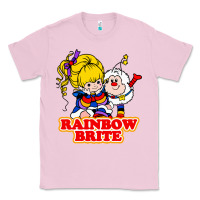Bubblegum Pink rainbow brite Classic Tee - artisFamous