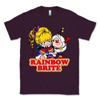 Plum rainbow brite Classic Tee - artisFamous