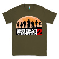 Army Green red dead redemption Classic Tee - artisFamous
