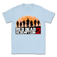 Dusty Blue red dead redemption Classic Tee - artisFamous