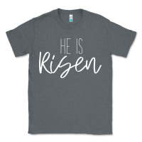 Charcoal Heather easter religious bible verse Classic Tee - artisFamous