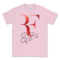 Bubblegum Pink rf federer Classic Tee - artisFamous