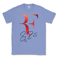 Colony Blue rf federer Classic Tee - artisFamous