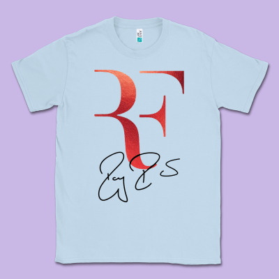 Rf Federer Classic Tee Designed By Artisfamous