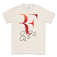 Natural rf federer Classic Tee - artisFamous