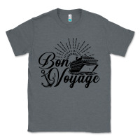 Charcoal Heather cruise ship bon voyage Classic Tee - artisFamous