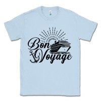 Dusty Blue cruise ship bon voyage Classic Tee - artisFamous