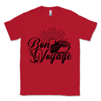 Red cruise ship bon voyage Classic Tee - artisFamous