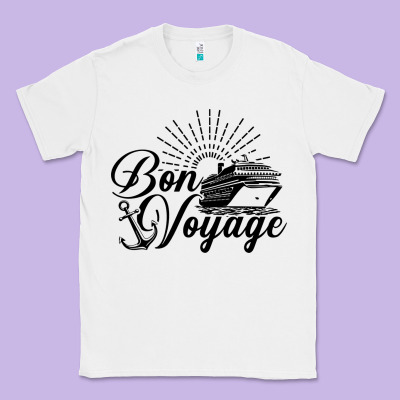 Cruise Ship Bon Voyage Classic Tee Designed By Artisfamous