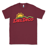 Burgundy del taco Classic Tee - artisFamous