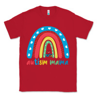 Red Autism Mama Classic Tee - artisFamous