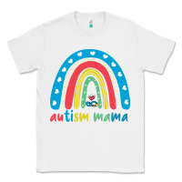 White Autism Mama Classic Tee - artisFamous
