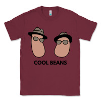 Burgundy cool beans Classic Tee - artisFamous