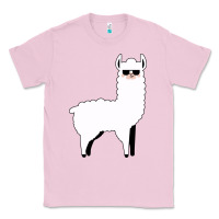 Bubblegum Pink llama Classic Tee - artisFamous