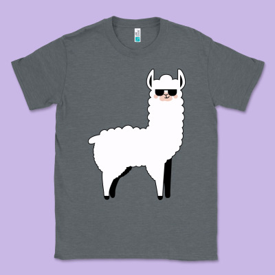 Llama Classic Tee Designed By Artisfamous