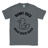 Charcoal Heather nanny duck quack quack quack Classic Tee - artisFamous