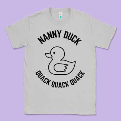 Nanny Duck Quack Quack Quack Classic Tee Designed By Artisfamous