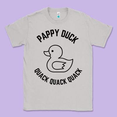 Pappy Duck Quack Quack Quack Classic Tee Designed By Artisfamous