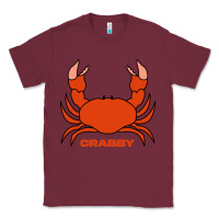 Burgundy crabby Classic Tee - artisFamous