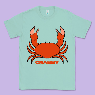 Crabby Classic Tee Designed By Artisfamous