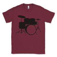 Burgundy drums drummer Classic Tee - artisFamous