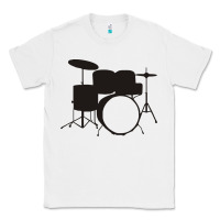 White drums drummer Classic Tee - artisFamous